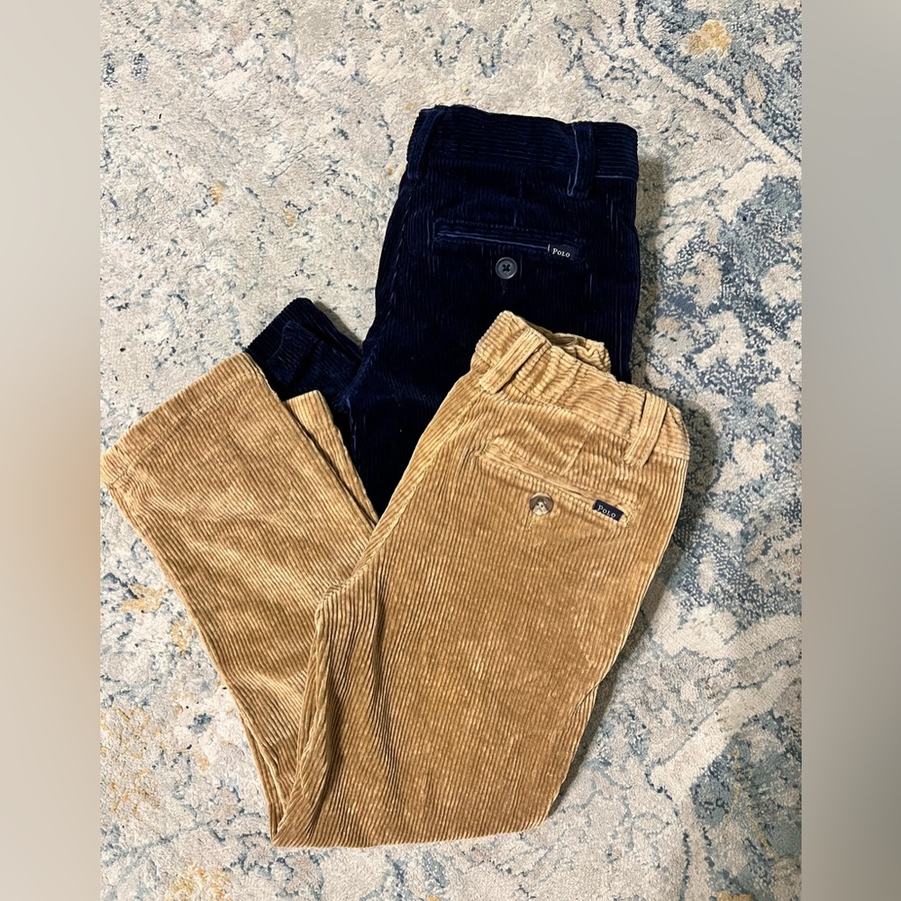 Lot of 2 Boys Ralph Lauren Corduroy Pants // 4T
